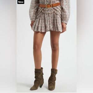 Isabel Marant Etoile Ceola ruffle mini skirt